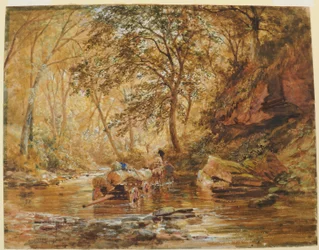 Cadzow Burn, 1856